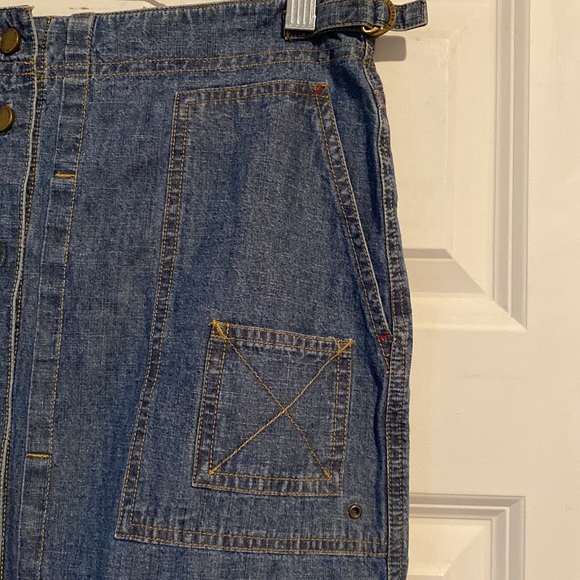 Vintage Laurens Jean Co Ralph Lauren Denim/Jean maxi skirt size 8 button down - Picture 4 of 10